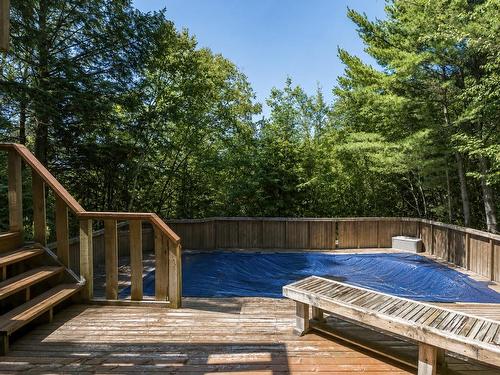 305 Rolling Hills Drive, Waverley, NS - Outdoor With Above Ground Pool With Deck Patio Veranda