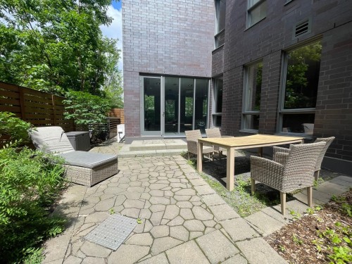 Courtyard - 412-3300 Av. Troie, Montréal (Côte-Des-Neiges/Notre-Dame-De-Grâce), QC - Outdoor With Deck Patio Veranda