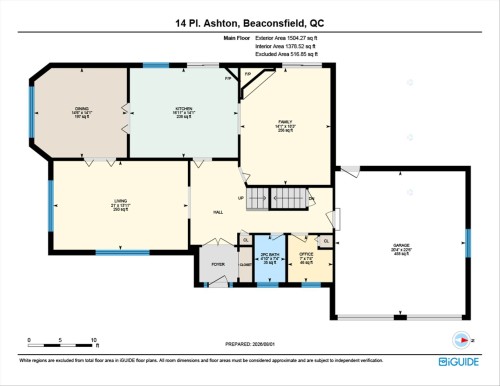 Plan (croquis) - 14 Place Ashton, Beaconsfield, QC - Other