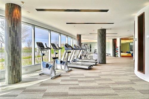 Exercise Room - 1808-200 Rue André-Prévost, Montréal (Verdun/Île-Des-Soeurs), QC - Indoor Photo Showing Gym Room