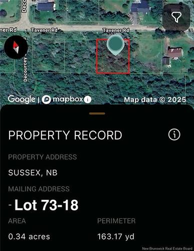 73 Tavener Terr, Picadilly, NB 