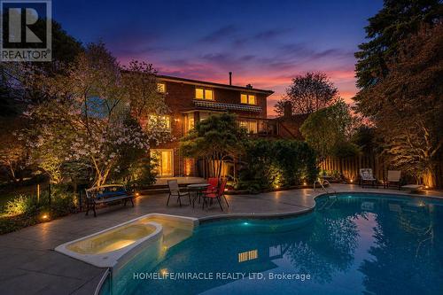 2023 Jacamar Court, Mississauga, ON - Outdoor With In Ground Pool With Deck Patio Veranda