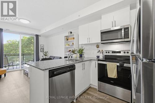 308 - 107 Roger Street, Waterloo, ON - Indoor Photo Showing Kitchen With Upgraded Kitchen