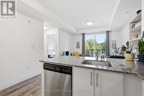 308 - 107 Roger Street, Waterloo, ON - Indoor Photo Showing Kitchen