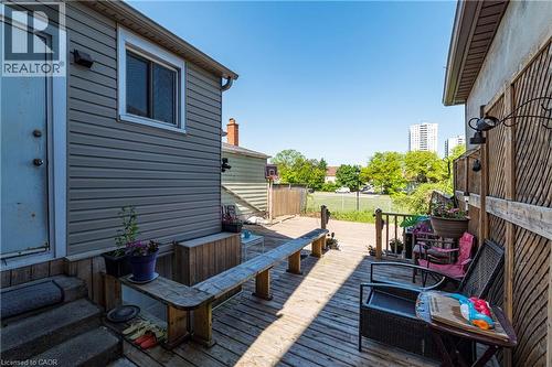 33 Railway Street, Hamilton, ON - Outdoor With Deck Patio Veranda With Exterior