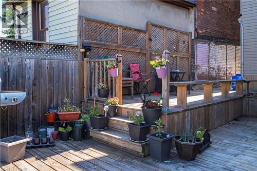 33 Railway Street, Hamilton, ON - Outdoor With Deck Patio Veranda With Exterior