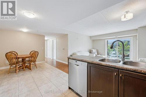 212 - 37 Goodwin Drive, Guelph (Pineridge/Westminster Woods), ON - Indoor Photo Showing Kitchen With Double Sink