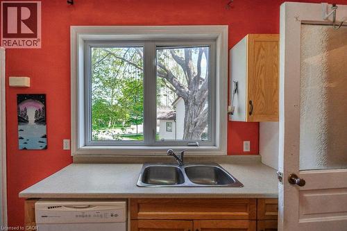 3 Glasgow Street, Kitchener, ON - Indoor Photo Showing Kitchen With Double Sink