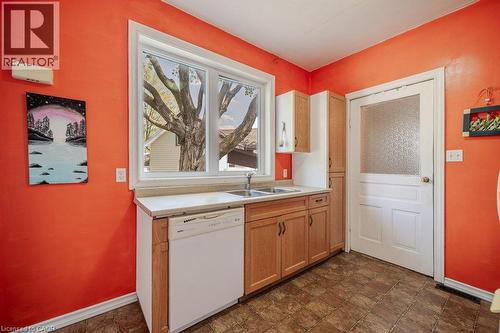3 Glasgow Street, Kitchener, ON - Indoor Photo Showing Kitchen With Double Sink