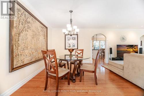 43 Ravina Crescent, Hamilton, ON - Indoor Photo Showing Dining Room With Fireplace