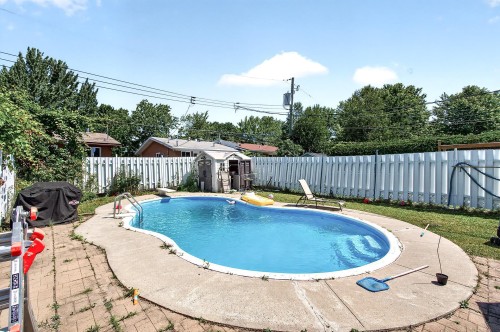 Pool - 9717 Rue Jeannette, Montréal (Lasalle), QC - Outdoor With In Ground Pool With Backyard