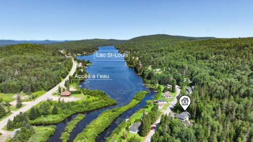 Accès au plan d'eau - 70 Ch. Du Lac-St-Louis E., Saint-Zénon, QC - Outdoor With View