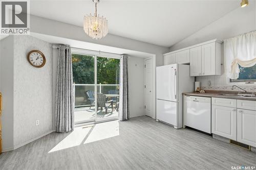 502 Scissons Crescent, Saskatoon, SK - Indoor Photo Showing Kitchen With Double Sink