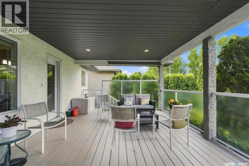 226 Brookdale Crescent, Saskatoon, SK - Outdoor With Deck Patio Veranda With Exterior