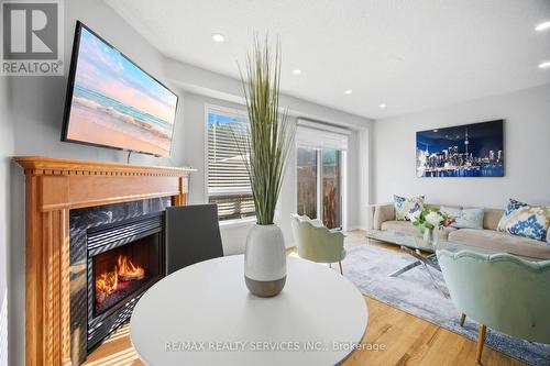 29 Lonestar Crescent, Brampton, ON - Indoor Photo Showing Living Room With Fireplace