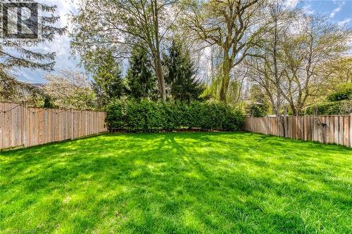 Expansive grassy yard with wood privacy fencing - 436 Willis Drive, Oakville, ON - Outdoor