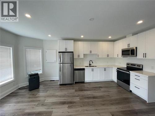507 Wilson Street, Hamilton, ON - Indoor Photo Showing Kitchen With Stainless Steel Kitchen