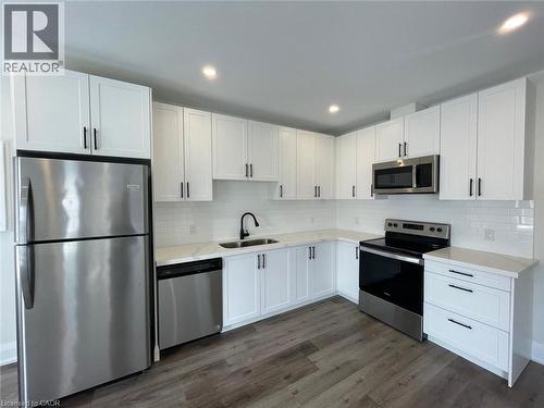 507 Wilson Street, Hamilton, ON - Indoor Photo Showing Kitchen With Stainless Steel Kitchen With Double Sink