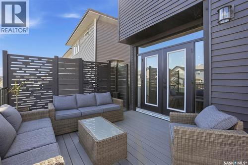 250 Skopik Crescent, Saskatoon, SK - Outdoor With Deck Patio Veranda With Exterior