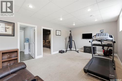 420 Hogan Way, Warman, SK - Indoor Photo Showing Gym Room
