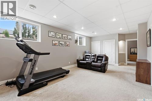 420 Hogan Way, Warman, SK - Indoor Photo Showing Gym Room