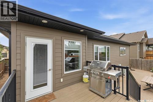 420 Hogan Way, Warman, SK - Outdoor With Deck Patio Veranda With Exterior
