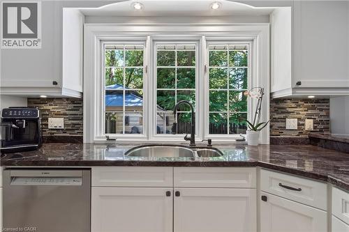 1391 Queen Victoria Avenue, Mississauga, ON - Indoor Photo Showing Kitchen With Double Sink
