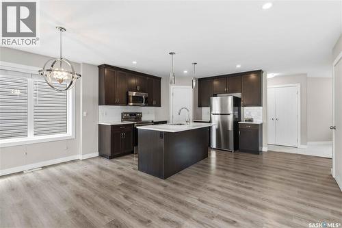 139 Dagnone Lane, Saskatoon, SK - Indoor Photo Showing Kitchen With Upgraded Kitchen