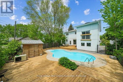 Backyard - 1168 Canterbury Road, Mississauga, ON - Outdoor With In Ground Pool With Deck Patio Veranda
