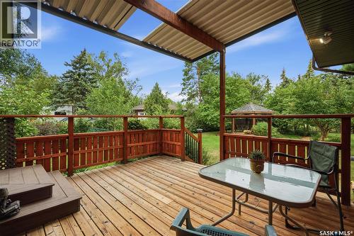 21 Meadow Road, White City, SK - Outdoor With Deck Patio Veranda With Exterior