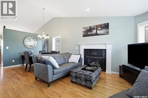 238 Beechmont Crescent, Saskatoon, SK - Indoor Photo Showing Living Room With Fireplace