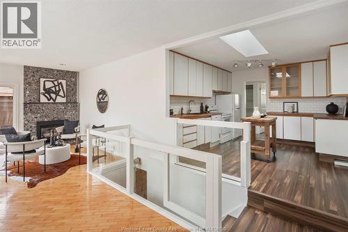 850 Greendale Drive, Windsor, ON - Indoor With Fireplace