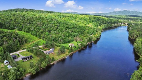 Vue d'ensemble - 57 Ch. Du Poisson-Blanc, Notre-Dame-Du-Laus, QC - Outdoor With Body Of Water With View