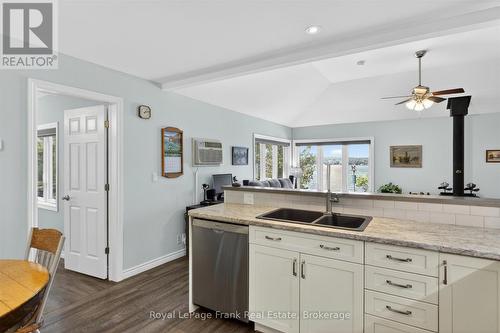 944 Birchcliff Drive, Douro-Dummer, ON - Indoor Photo Showing Kitchen With Double Sink