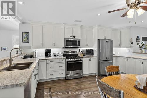 944 Birchcliff Drive, Douro-Dummer, ON - Indoor Photo Showing Kitchen With Double Sink