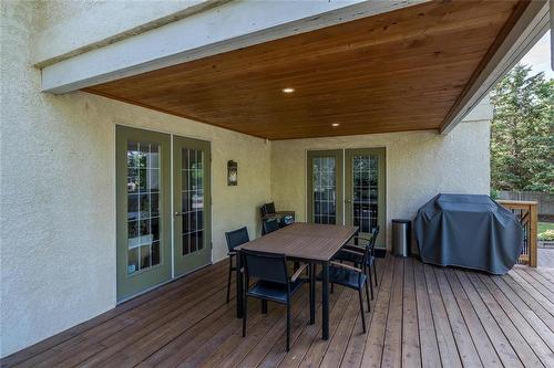 116 Harvest Drive, Steinbach, MB - Outdoor With Deck Patio Veranda With Exterior
