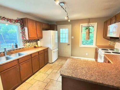 64 Maple Street, Thunder Bay, ON - Indoor Photo Showing Kitchen With Double Sink