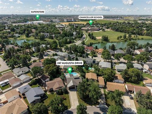 247 Augusta Dr, Winnipeg, MB - Outdoor With View