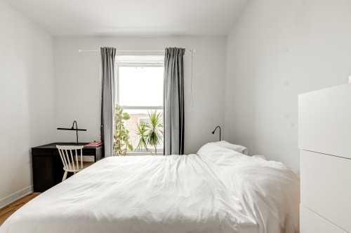 Chambre à coucher - 4793 Rue Ste-Catherine E., Montréal (Mercier/Hochelaga-Maisonneuve), QC - Indoor Photo Showing Bedroom