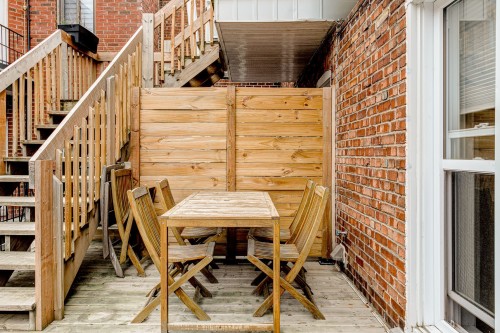 Terrasse - 4793 Rue Ste-Catherine E., Montréal (Mercier/Hochelaga-Maisonneuve), QC -  With Exterior