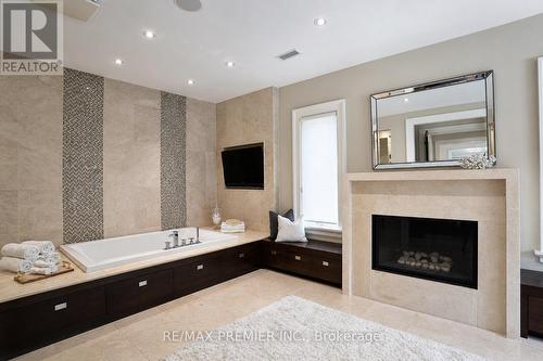 6 The Bridle Path, Toronto, ON - Indoor Photo Showing Living Room With Fireplace