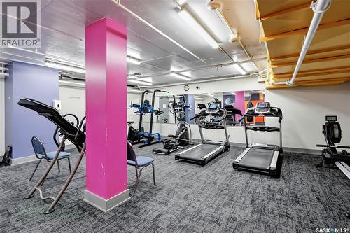 205 320 5Th Avenue N, Saskatoon, SK - Indoor Photo Showing Gym Room