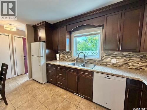 9 Gibson Bay, Yorkton, SK - Indoor Photo Showing Kitchen With Double Sink