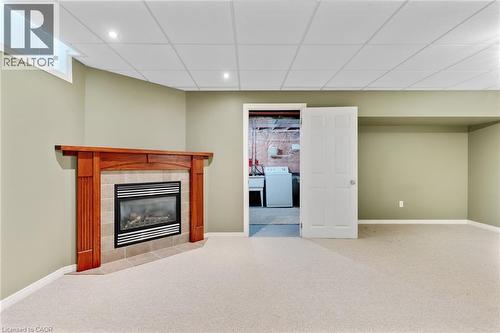 129 Kovac Road, Cambridge, ON - Indoor With Fireplace