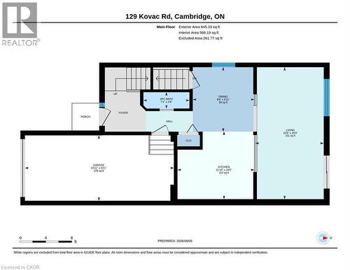 Floor plan - 129 Kovac Road, Cambridge, ON - Other