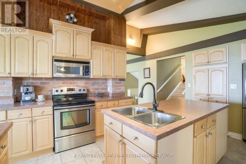 1787 Champlain Road, Tiny, ON - Indoor Photo Showing Kitchen With Double Sink