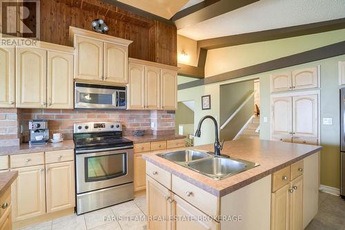 1787 Champlain Road, Tiny, ON - Indoor Photo Showing Kitchen With Double Sink