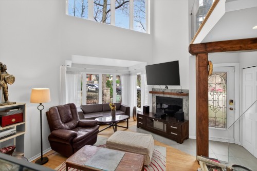 Salon - 276 Rue Des Eaux-Vives, Saint-Jérôme, QC - Indoor Photo Showing Living Room With Fireplace