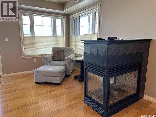 205 75 Souris Avenue, Weyburn, SK - Indoor With Fireplace