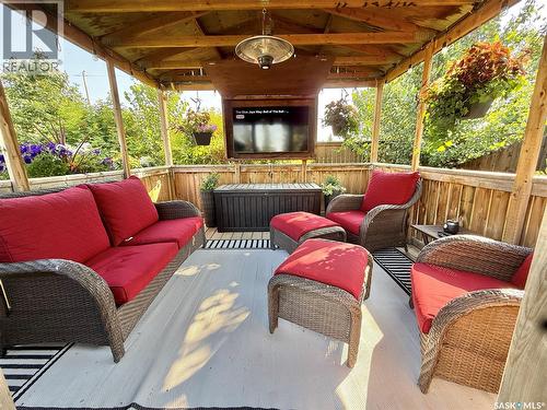 301 Rosher Street, Colonsay, SK - Outdoor With Deck Patio Veranda With Exterior